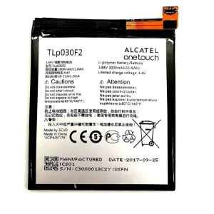 باتری مدل TLP030F2 با ظرفیت 3000mAh مناسب برای گوشی بلک بری DTEK60